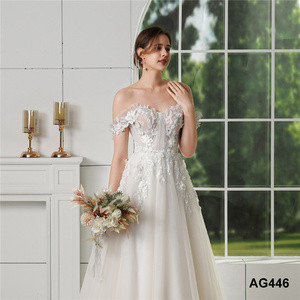 Vestido de Novia de Encaje, Vestido de Novia Increíble con Hombros Descubiertos, Vestido de Princesa para Mujer, Vestido de Fiesta Nupcial - Product Image 3