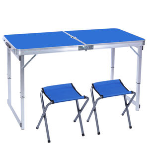 <span class=keywords><strong>Valise</strong></span> portable 4 places <span class=keywords><strong>pliable</strong></span> <span class=keywords><strong>camping</strong></span> en plein air <span class=keywords><strong>table</strong></span> de pique-nique pliante avec trou de parapluie <span class=keywords><strong>table</strong></span> à manger et ensemble de chaises - Product Image 6