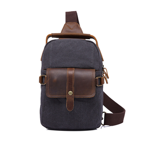 Bolsa Transversal Casual Vintage para Uso Diário, Pequena, de Lona, para Homens - Product Image 3