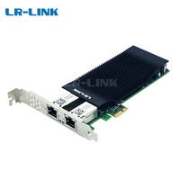 Carte réseau Ethernet double port LRES2033PT-POE Gige Vision Frame Grabber pour serveur, produit filaire interne en stock