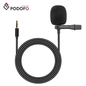 Di alta qualità portatile 3.5mm Lavalier microfono vivavoce Mini microfono Audio cablato universale per autoradio Stereo PC Altoparlanti per Laptop - Product Image 1