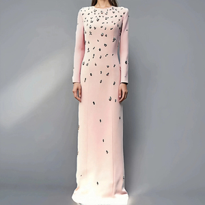 split sleeve formal dress Timeless Long Sleeve Sequin Split Formal Dress GM0119
