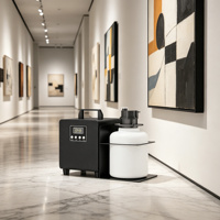 Diffuseur d'arômes à atomisation nano de grande capacité 2000 ml, personnalisable OEM, connectable aux conduits d'air centraux, machine à parfum pour la maison et le commerce