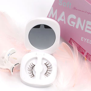 Sin <span class=keywords><strong>pegamento</strong></span> Sin delineador de ojos Juego de <span class=keywords><strong>pestañas</strong></span> postizas magnéticas suaves <span class=keywords><strong>Mejor</strong></span> imán suave <span class=keywords><strong>Pestañas</strong></span> naturales - Product Image 5