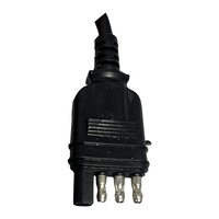 Amerikanischer 4Pin Anhänger Stecker nach Europa 7Pin Anhänger Sokcet Anhänger Adapter Anschluss für Auto
