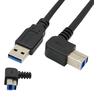 Câble USB 3.0 haute vitesse mâle <span class=keywords><strong>A</strong></span> vers mâle <span class=keywords><strong>B</strong></span> 0,3M 0,5M 1M 2M 5 Gbit/s, coudé à 90 degrés (droit, <span class=keywords><strong>gauche</strong></span>, <span class=keywords><strong>bas</strong></span>, <span class=keywords><strong>haut</strong></span>) pour données, charge et imprimante - Product Image 3