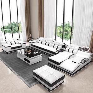 أثاث بسيط حديث لغرفة المعيشة مجموعة كاملة من المحظية الصوتية لشقة كبيرة مع تدليك - Product Image 3