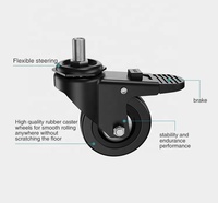 Troli TV Mobile KLC-180, Stand TV Mobile yang Dapat Disesuaikan, Stand Lantai yang Dapat Disesuaikan untuk Ketinggian 1350-1650mm