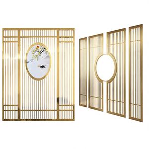 ฉากกั้นห้องสแตนเลส EX203 อเนกประสงค์ ทนทาน ตกแต่งด้วยเลเซอร์ สำหรับสำนักงาน โรงแรม บ้านสไตล์โมเดิร์น - Product Image 1