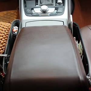 2025 Hot Selling Multifunctional PU Leather Car Seat Side Gap <b>Filler</b> Organizer Targeted Car Organizers - Product Image 1