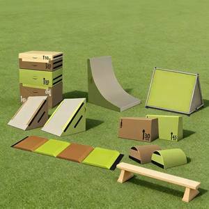 Équipement de terrain de jeu personnalisable, obstacles de guerrier <span class=keywords><strong>ninja</strong></span> pour enfants en plein air, antidérapant pour les enfants, parc extérieur, train d'obstacles - Product Image 5