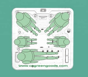 <span class=keywords><strong>Jacuzzi</strong></span> pour 5 personnes, Spa d'extérieur fabriqué en chine, avec système de balbon et échelle - Product Image 5