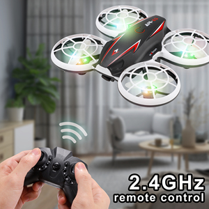 183 đèn LED 360 độ cuộn mini bay không người lái <span class=keywords><strong>quadcopter</strong></span> nhỏ 2.4GHz điều khiển từ xa đồ chơi Drone cho trẻ em - Product Image 4