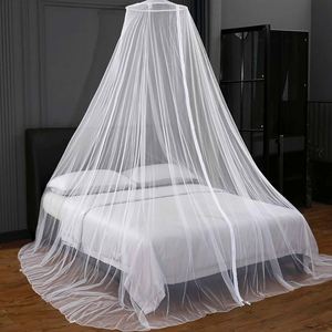 Moustiquaires rondes suspendues en forme de <span class=keywords><strong>cloche</strong></span>, pliables, blanches, 100 % polyester respirant, pour <span class=keywords><strong>lit</strong></span> ou enfant, vente en gros - Product Image 2