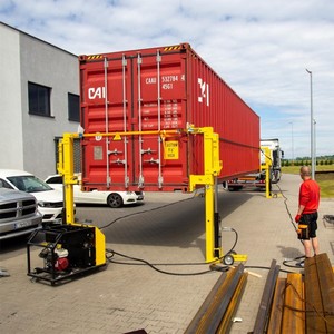 Système <span class=keywords><strong>de</strong></span> nivellement <span class=keywords><strong>de</strong></span> conteneurs haute stabilité, pieds <span class=keywords><strong>de</strong></span> support anti-vibration pour <span class=keywords><strong>maison</strong></span> conteneurisée - Product Image 1