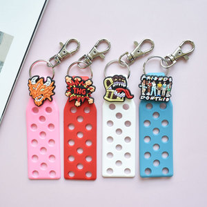 Porte-clés en métal et caoutchouc souple, figurine de dessin animé, accessoire DIY, style <span class=keywords><strong>coréen</strong></span>, idéal pour un cadeau - Product Image 2