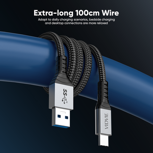 <span class=keywords><strong>VIDVIE</strong></span> 10Gbps Transmisión de alta velocidad 3A 1M Usb <span class=keywords><strong>Cargador</strong></span> móvil <span class=keywords><strong>Tipo</strong></span> <span class=keywords><strong>C</strong></span> Cable Chargeur Teléfono - Product Image 4