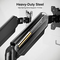 Support de fixation triple moniteur robuste avec inclinaison à 90° et support pour écrans jusqu'à 32 pouces en stock pour une configuration multi-écrans efficace