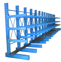 Peterack Certifié CE OEM ODM Système de rayonnage cantilever en acier durable et mobile pour tuyaux, Étagères métalliques cantilever