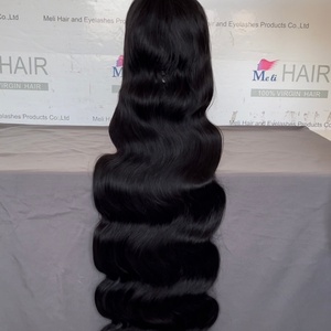 Cheveux brésiliens bruts non traités Remy pour perruque complète en dentelle, densité 200%, cuticules alignées, 100% cheveux humains pour femmes noires - Product Image 5