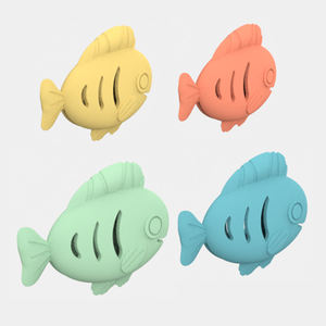 In Silicone Smart Pet a prova di manomissione movimento interattivo giocattolo gatti interattivo gatto masticare forma di pesce per interni gatto giocattolo - Product Image 1