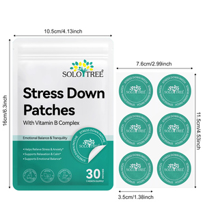 SOLOTREE 지원 정서적 균형 스트레스와 불안 해소 비타민 <span class=keywords><strong>B</strong></span> 복합 스트레스 다운 패치 - Product Image 2