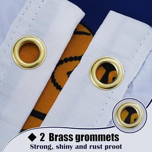 ธงประจำชาติของสหรัฐอเมริกาขนาด3*5ฟุตธง100% โพลีเอสเตอร์สีสดใสและผ้าโพลีเอสเตอร์กันจาง - Product Image 4