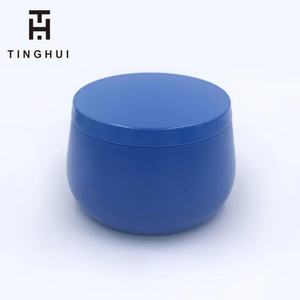 Boîtes en fer blanc rondes de 8 oz avec couvercle pour bougies, pots DIY pour bougies d'aromathérapie, emballages pour crèmes cosmétiques et baumes à lèvres - Product Image 4