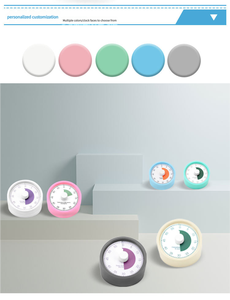 Maytime 60 Minute Rainbow Disk Temporizador visual Alarma silenciosa Funda protectora para niños Adultos Herramienta de gestión de tiempo redondo para Cocina - Product Image 5