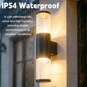 Lampada da Parete LED per Esterni 12W SMD, Impermeabile IP54, Luce Bianca Calda 3000K, in Alluminio Pressofuso per Giardino e Patio - Product Image 4
