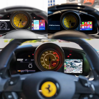 F12 458 F8 Berlinetta 812 GTS 488 GTC4Lusso California T Mise à niveau de l'écran d'origine de la voiture avec CarPlay sans fil et Android Auto pour Ferrari