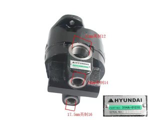משאבת הילוך הידראולית מקורית 31ha-01210 עבור היונדאי חלקים מלגזה - Product Image 5