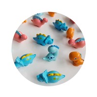 Mignon Simulation Dinosaure Figurines Miniature À La Main Bricolage Dinosaure Statue Artisanat En Plein Air Fée Jardin Ornement Enfants Cadeau