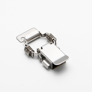 Loquet à levier en acier inoxydable, à ressort, plaqué zinc, avec cylindres de verrouillage et pince de serrage - Product Image 2