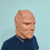 Movie the Orville Cosplay Costume Alien Makrani Masque en latex pour les fêtes masquées d'Halloween