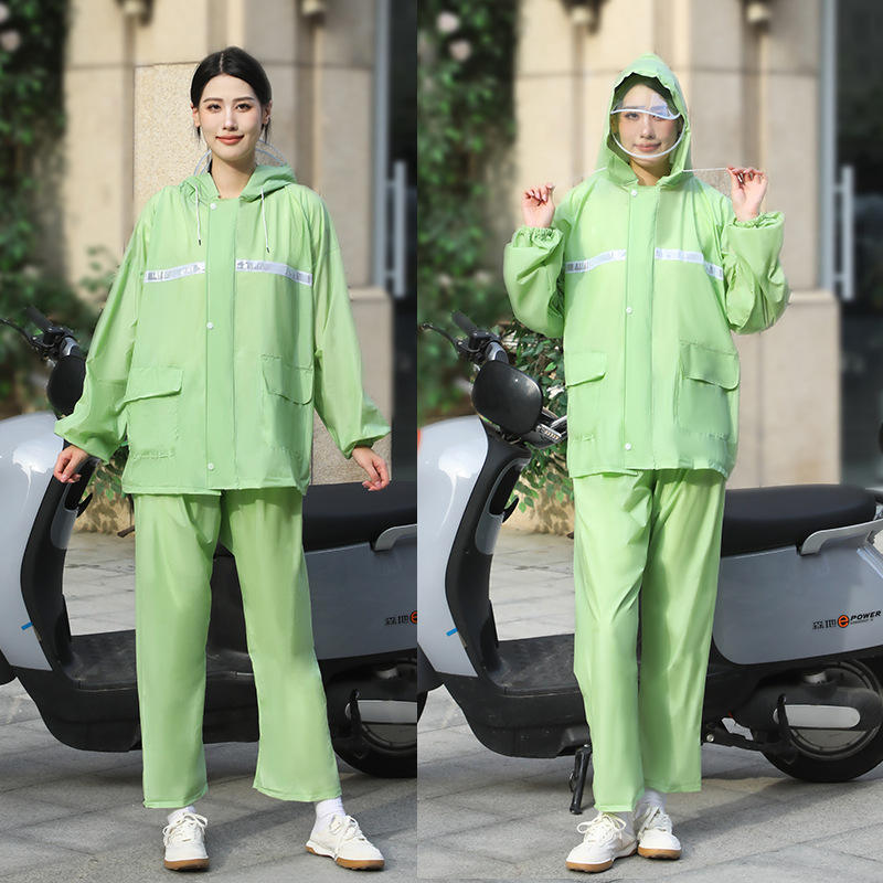 PVC full plastic thickening-pocket face-fruit green