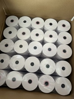 Rouleau de papier thermique pour caisse enregistreuse 80*80 mm, sans BPA
