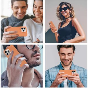 Ốp điện thoại iPhone 14 Pro Max chất liệu silicon lỏng siêu mỏng, chống sốc, có lớp lót microfiber mềm mại chống xước - Product Image 6