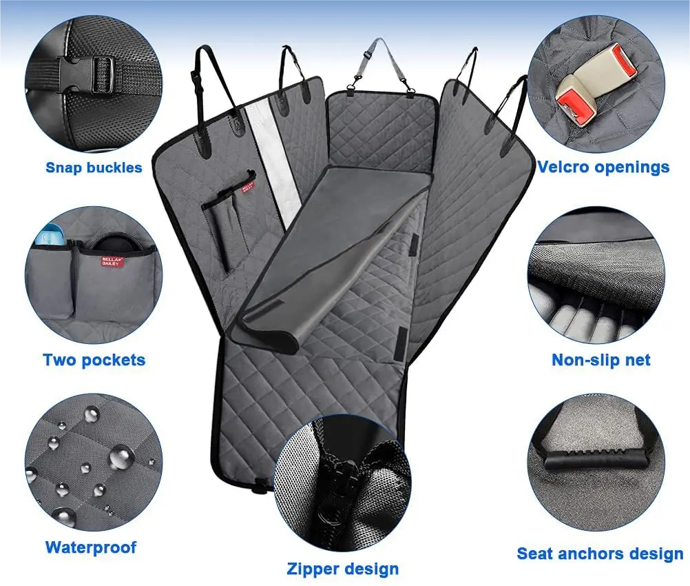 Huisdier Auto Stoel Mat Gebreide Waterdichte Hond Autostoel Hoezen Pet Cover Draagbare Kat Bed Reizen Safety Auto Seat Voor Achterbank