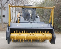 Granja agrícola Rueda de 3 puntos Tractor Mulcher Forest pionero Máquina Tractor Cepillo cortador de césped Mulchers PTO Forestal Mulcher