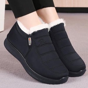 <span class=keywords><strong>Botines</strong></span> Impermeables con Forro de Piel, Botas de Invierno para <span class=keywords><strong>Mujer</strong></span>, Antideslizantes, con Suela Gruesa, para Nieve - Product Image 1