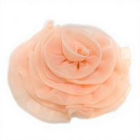 Fleurs en Soie Organza en Gros d'Usine, Garnitures Florales pour Vêtements et Accessoires de Robes pour Femmes