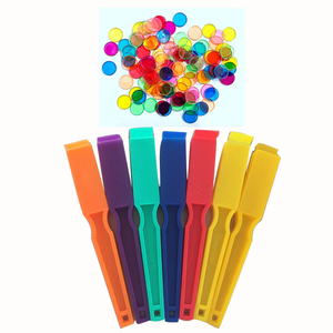 Bacchetta Magnetica per Bingo in Plastica Colorata Resistente con Clip in Metallo e Palline, Kit di Giocattoli Educativi Montessori - Product Image 1