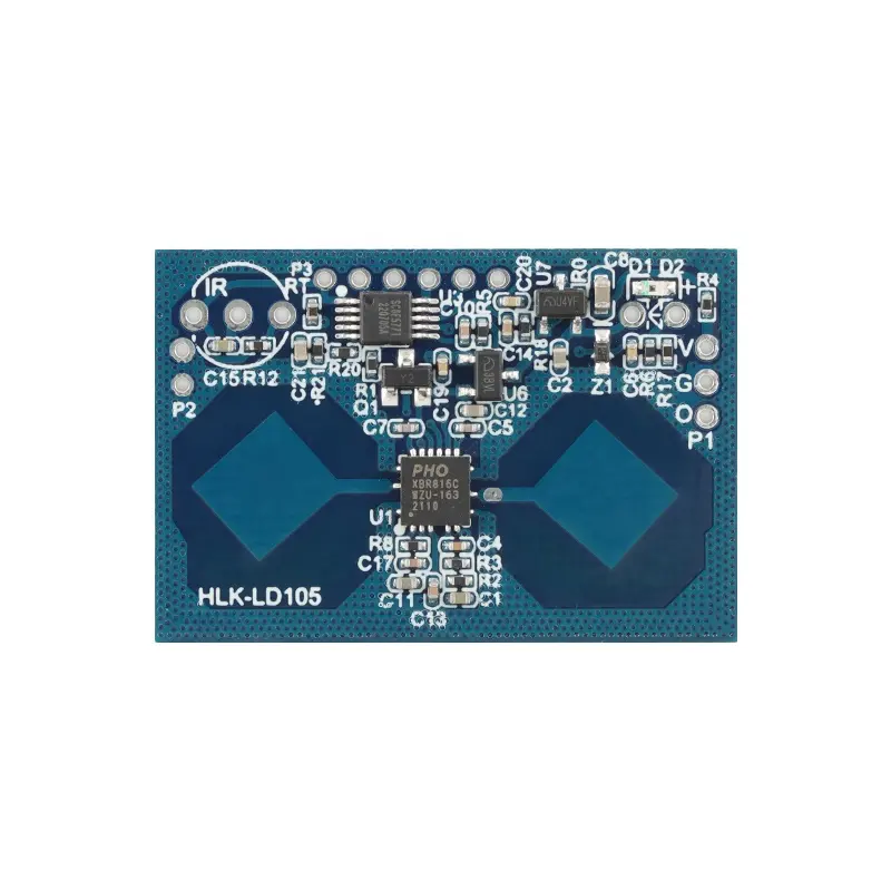 LD105 10G Microondas Radar Sensor Corpo Humano Indução Módulo Micro Motion Sensor Teto Instalação HLK-LD105