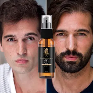 Private Label Olio Di Jojoba Olio di Argan Naturale Booster Uomini Barba Crescita Spray per Barba Cura Crescita Kit