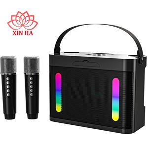 Haut-parleur Bluetooth <span class=keywords><strong>avec</strong></span> lumière RVB <span class=keywords><strong>pas</strong></span> <span class=keywords><strong>cher</strong></span>, karaoké, microphone <span class=keywords><strong>sans</strong></span> <span class=keywords><strong>fil</strong></span> <span class=keywords><strong>portable</strong></span>, haut-parleur HiFi, haut-parleur de karaoké <span class=keywords><strong>portable</strong></span> <span class=keywords><strong>avec</strong></span> 2 micros - Product Image 3