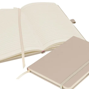Journal personnalisé en similicuir corail A5, carnet personnalisé avec nom et initiales, livre <span class=keywords><strong>d</strong></span>'écriture avec stylo, cadeau pour les notes quotidiennes, l'étude - Product Image 3