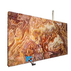 ألواح حجر العقيق الأسود الطبيعي المصقول، بلاط حجر العقيق الأسود والذهبي المكسيكي الشفاف، ألواح الإيبوكسي من العقيق - Product Image 1