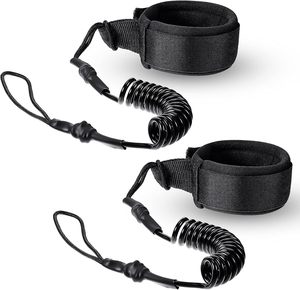สายจูงไม้พาย10FT 5-7มม. แผ่นกระดานโต้คลื่นเชือกรัดข้อเท้าที่ขา - Product Image 1