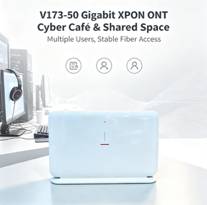 เราเตอร์เครือข่าย V173-50 XGPON/GPON WIFI6 7DBM 3000Mbps 4GE+1TEL+1USB FTTR XPON ONU มือสอง - Product Image 1